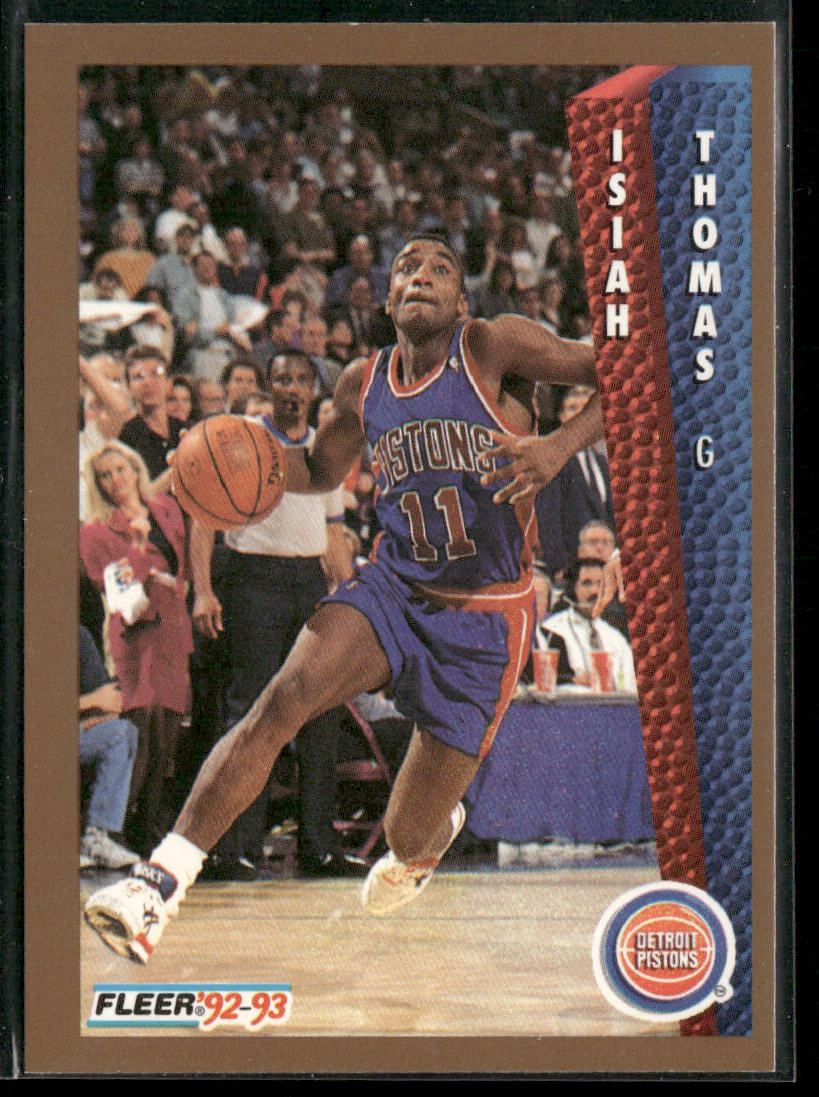 Isiah Thomas 1992-93 Fleer #69 Detroit Pistons