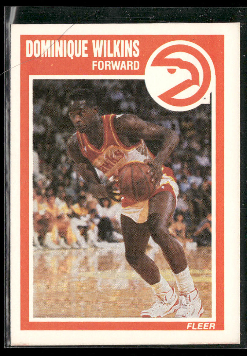 Dominique Wilkins 1989-90 Fleer #7 Atlanta Hawks