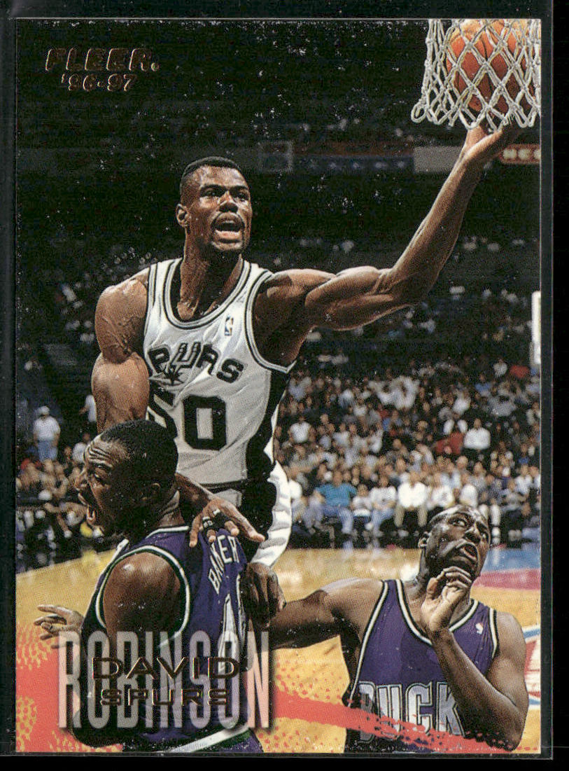 David Robinson 1996-97 Fleer #100 San Antonio Spurs