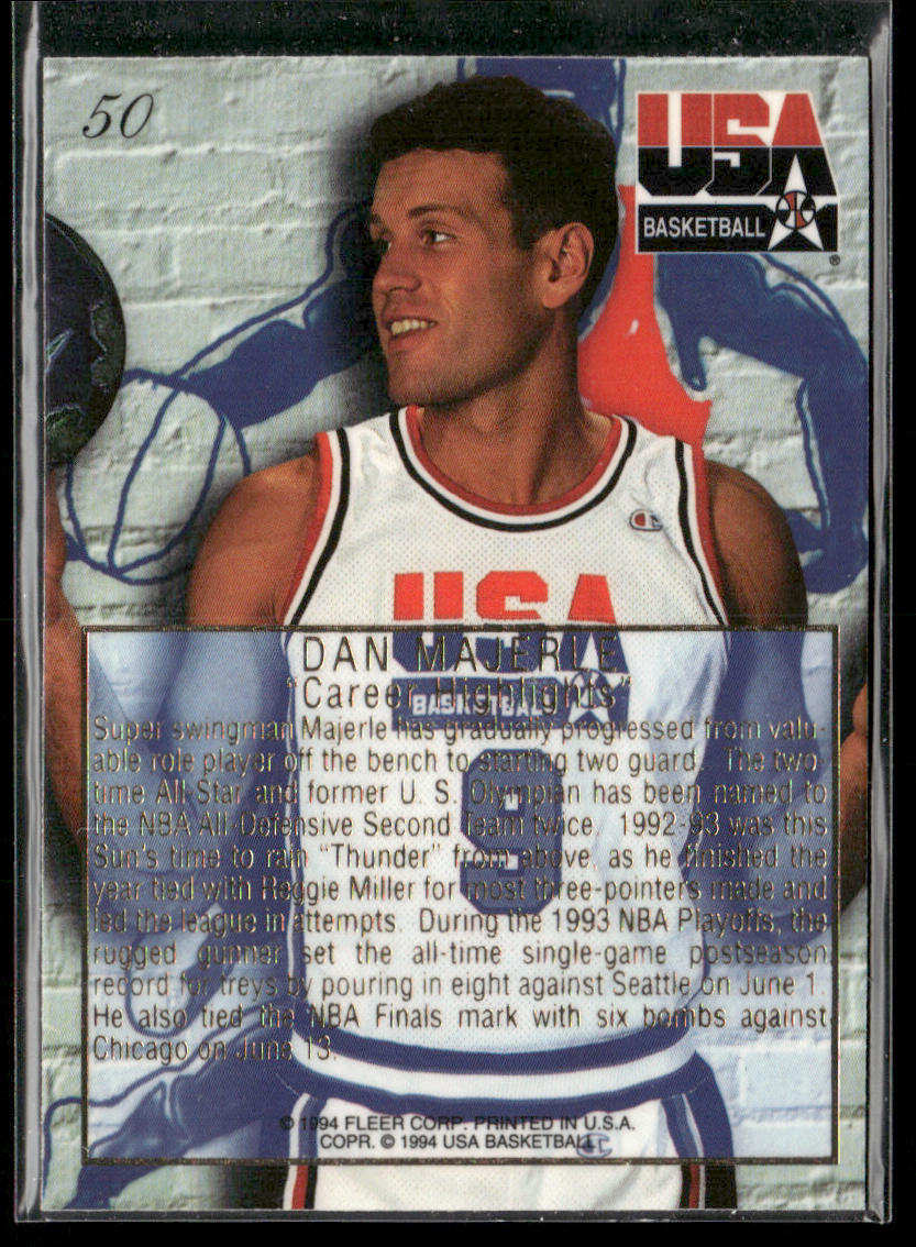 Dan Majerle 1994 Flair USA #50 USA