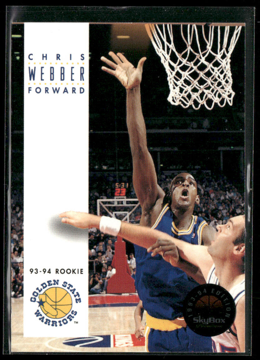 Chris Webber 1993-94 SkyBox Premium #227 RC Golden State Warriors