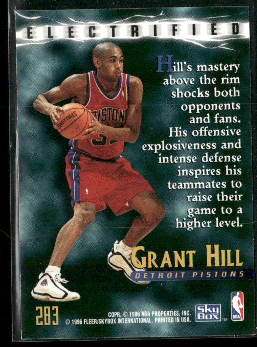 Grant Hill 1995-96 SkyBox Premium #283 Detroit Pistons