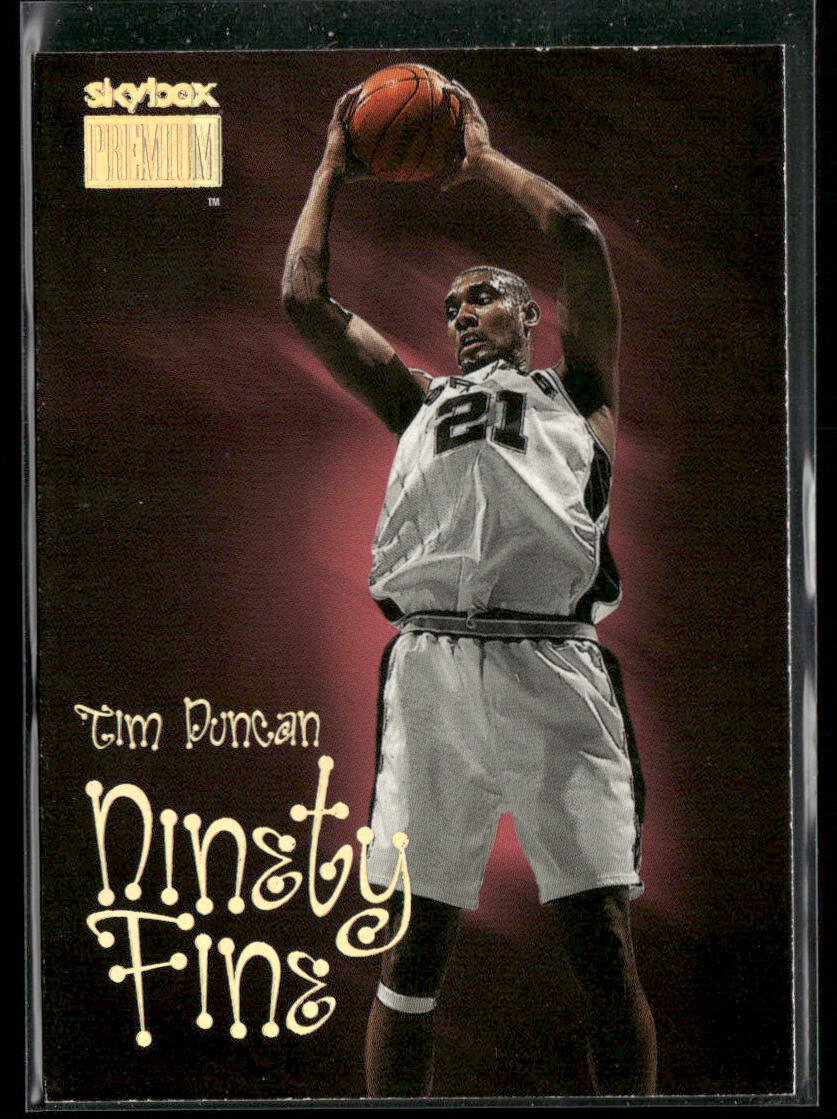 Tim Duncan 1998-99 SkyBox Premium #206 San Antonio Spurs