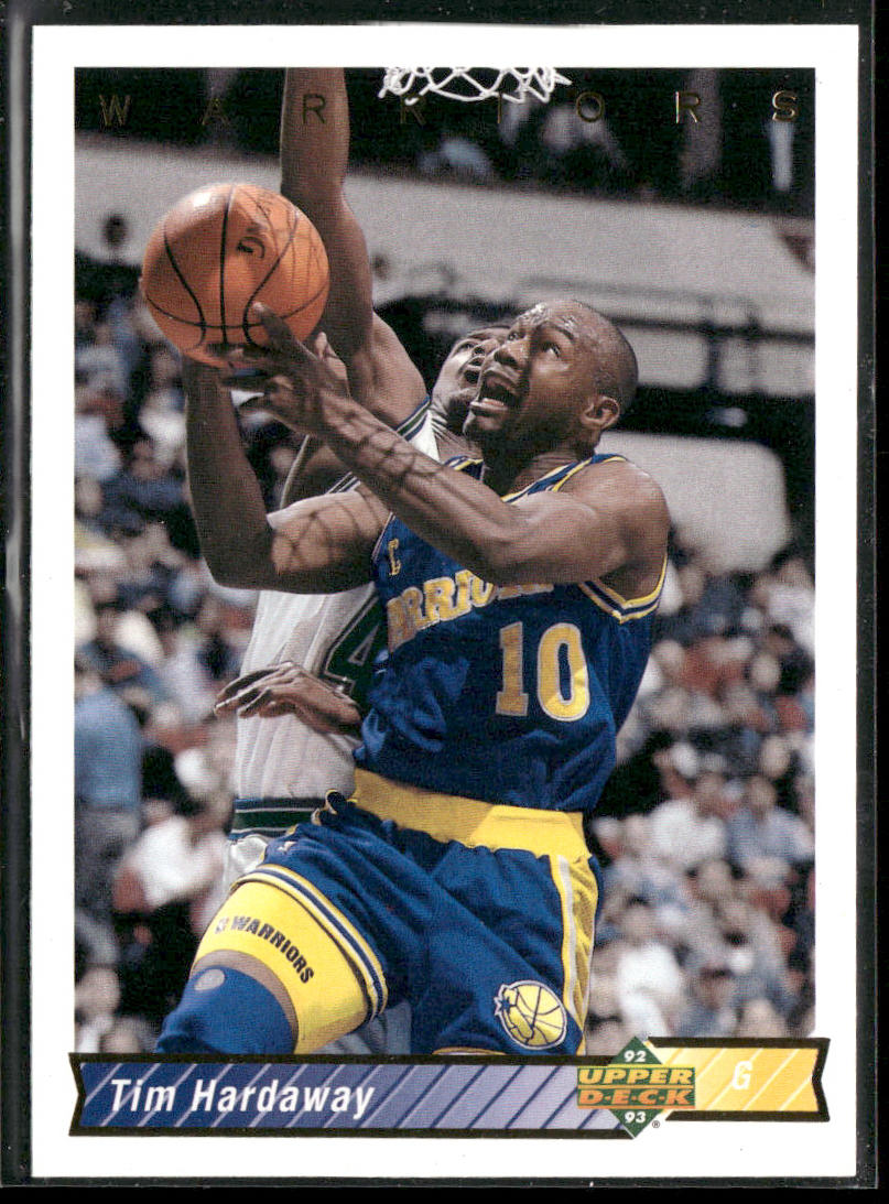 Tim Hardaway 1992-93 Upper Deck #261b Golden State Warriors