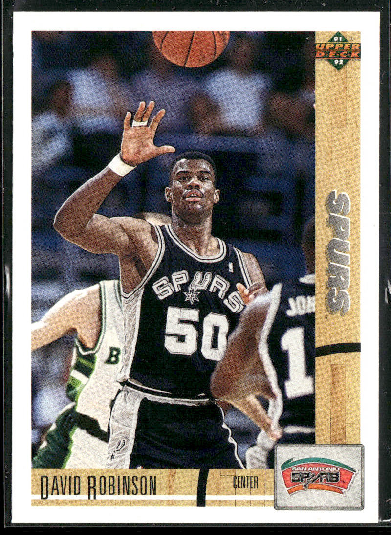 David Robinson 1991-92 Upper Deck #324b San Antonio Spurs