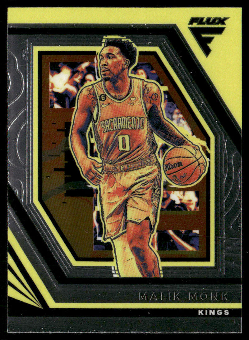 Malik Monk 2022-23 Panini Flux #114 Sacramento Kings