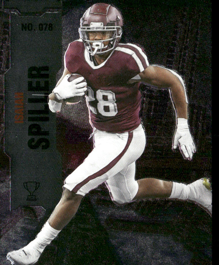 Isaiah Spiller 2022 SkyBox Metal Universe Champions #078 Texas A&M Aggies
