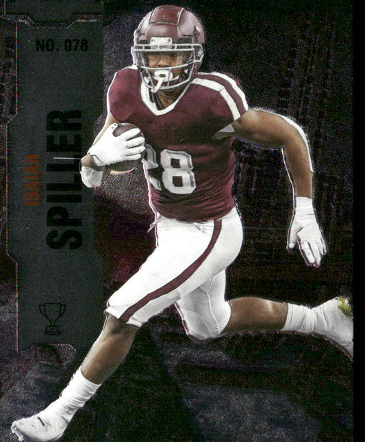 Isaiah Spiller 2022 SkyBox Metal Universe Champions #078 Texas A&M Aggies