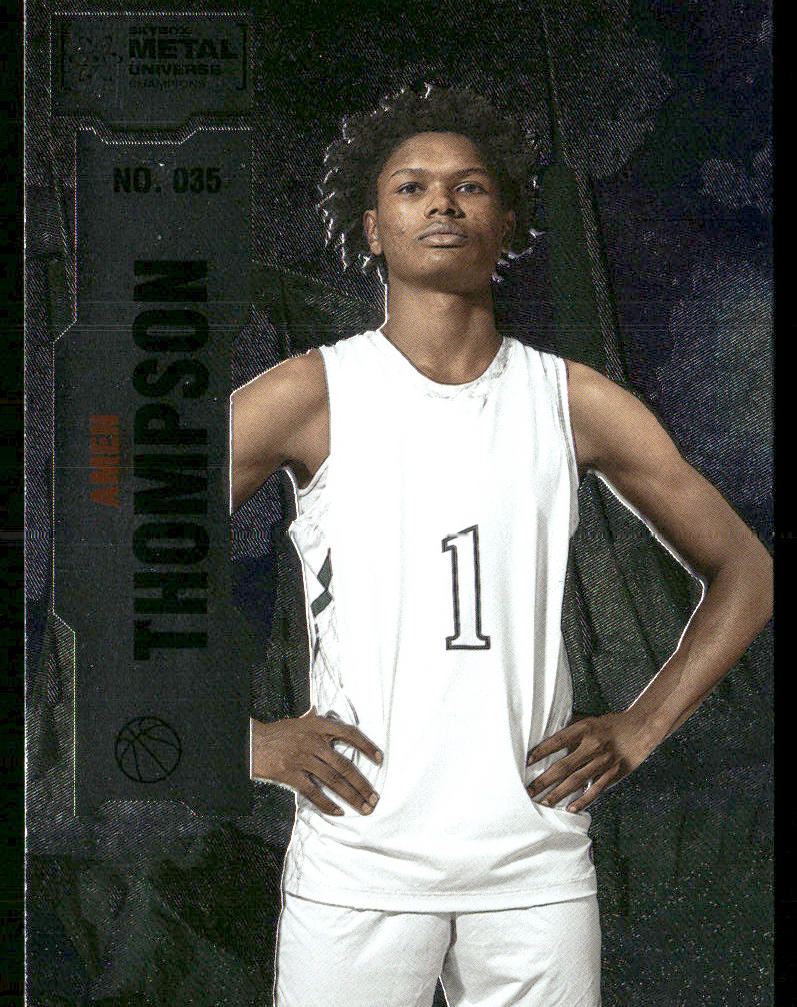 Amen Thompson 2022 SkyBox Metal Universe Champions #035