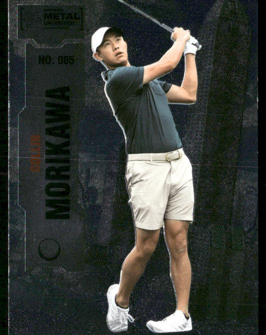 Collin Morikawa 2022 SkyBox Metal Universe Champions #005
