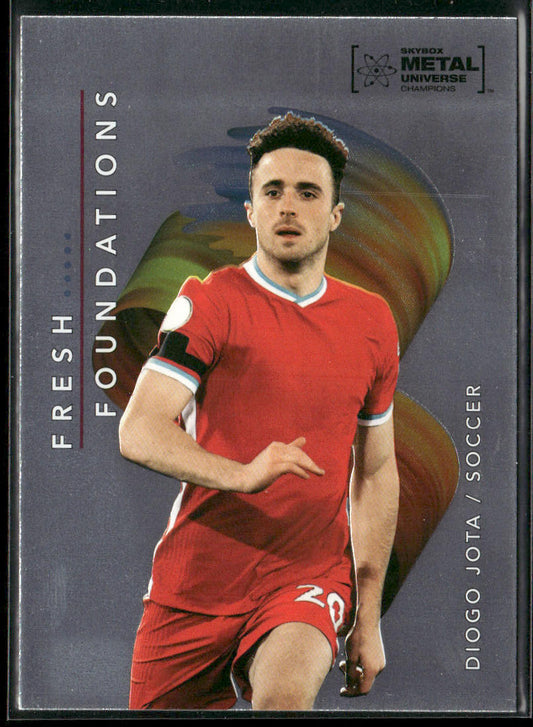 Diogo Jota 2022 SkyBox Metal Universe Champions Fresh Foundations #FF38