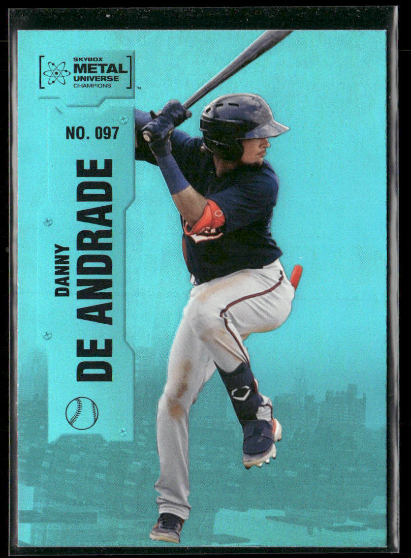 Danny De Andrade 2022 SkyBox Metal Universe Champions Aqua #097