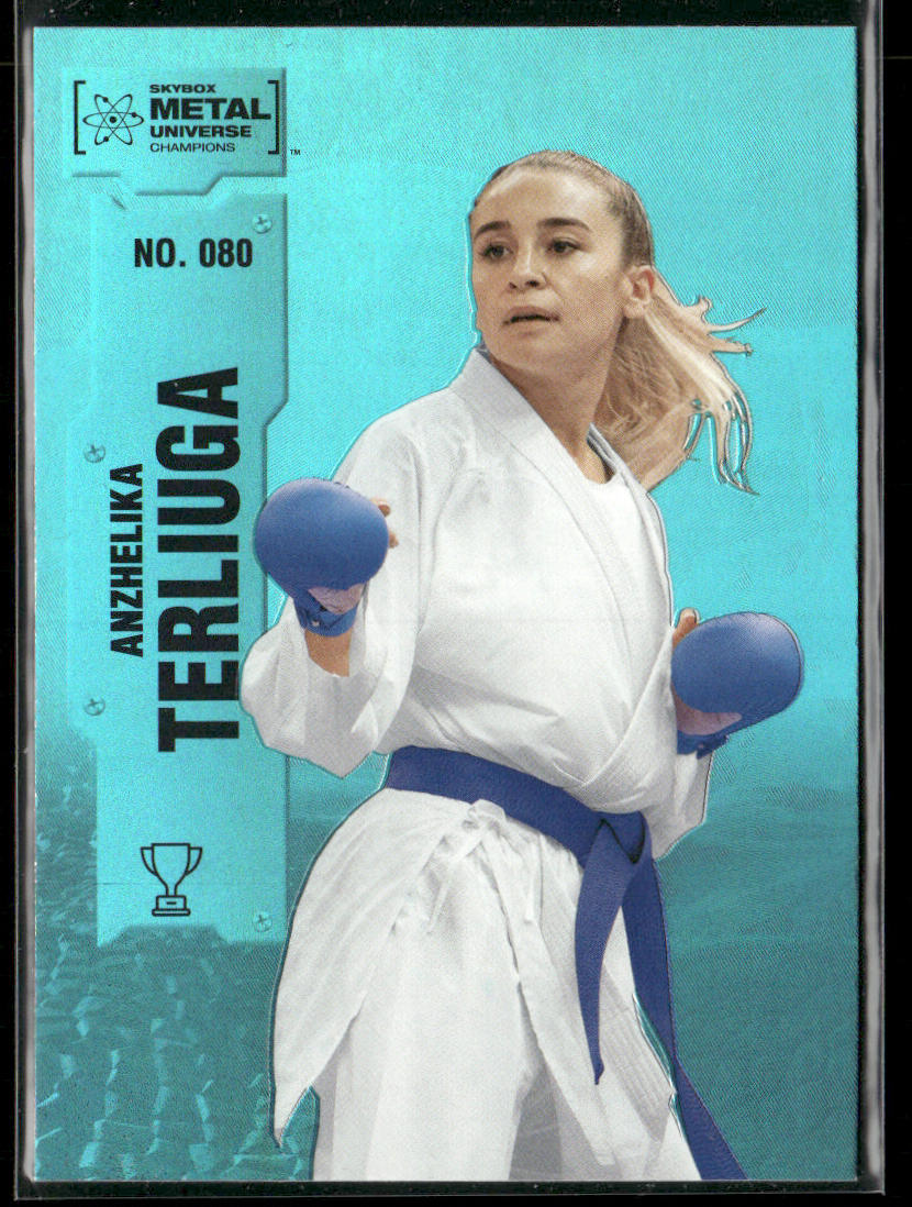 Anzhelika Terliuga 2022 SkyBox Metal Universe Champions Spectrum #080