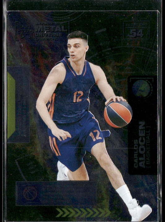 Carlos Alocen 2021 SkyBox Metal Universe Champions #54