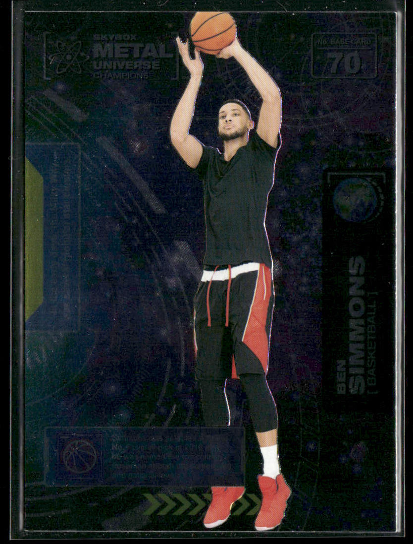 Ben Simmons 2021 SkyBox Metal Universe Champions #70