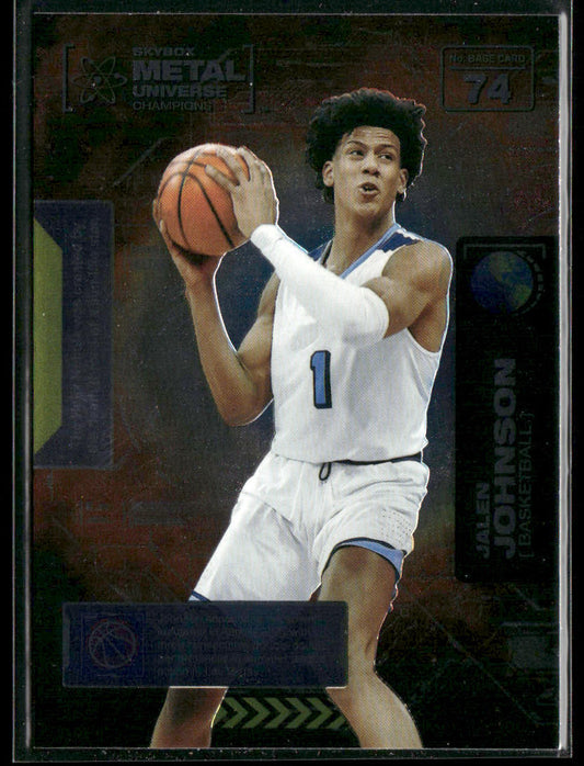 Jalen Johnson 2021 SkyBox Metal Universe Champions #74
