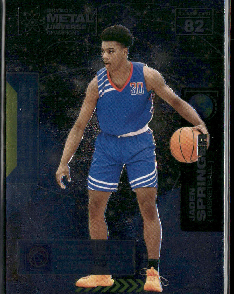Jaden Springer 2021 SkyBox Metal Universe Champions #82