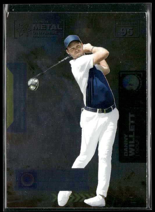 Danny Willett 2021 SkyBox Metal Universe Champions Copper #95