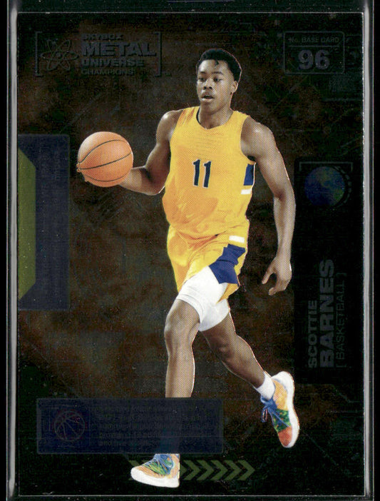 Scottie Barnes 2021 SkyBox Metal Universe Champions #96
