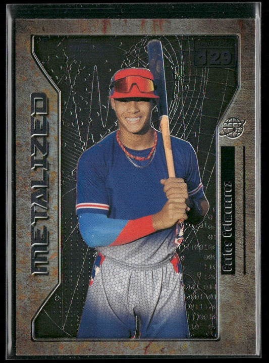 Carlos Colmenarez 2021 SkyBox Metal Universe Champions #129