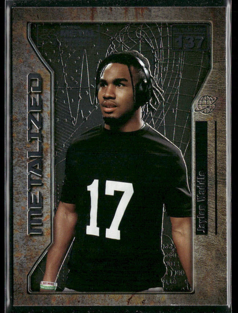Jaylen Waddle 2021 SkyBox Metal Universe Champions #137