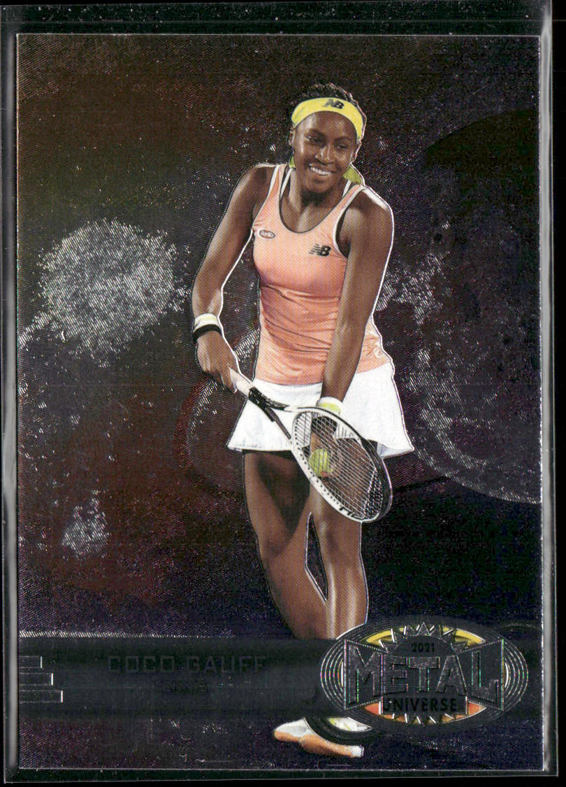 Coco Gauff 2021 SkyBox Metal Universe Champions 1997-98 Retro #RB-3
