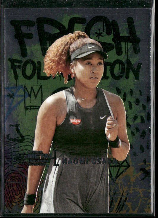 Naomi Osaka 2021 SkyBox Metal Universe Champions Fresh Foundation #FF25