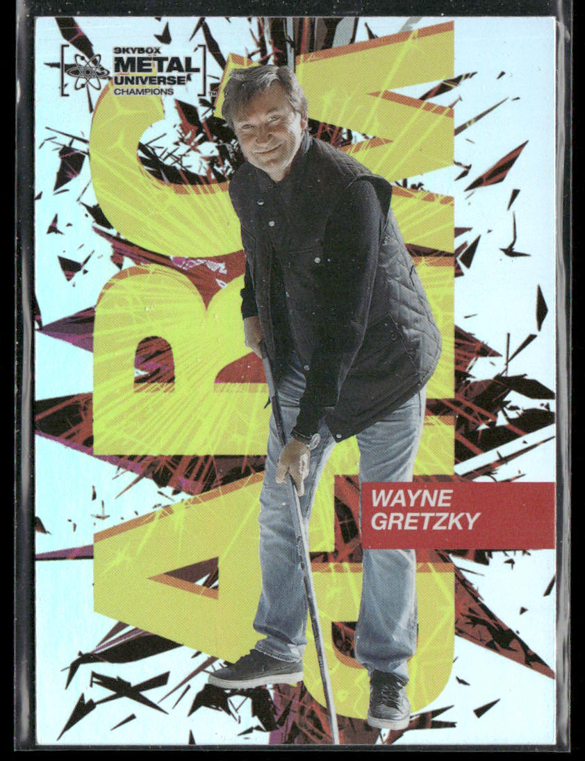 Wayne Gretzky 2021 SkyBox Metal Universe Champions Arc Weld #AW-15