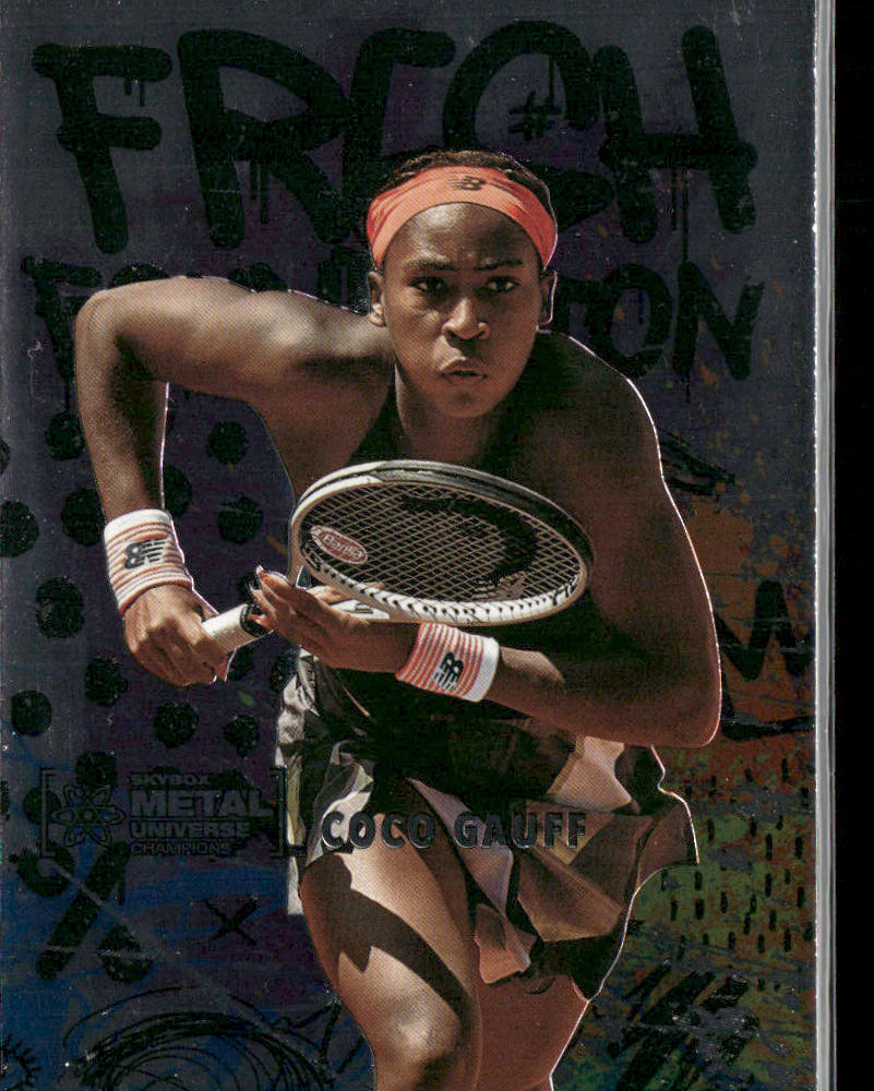 Coco Gauff 2021 SkyBox Metal Universe Champions Fresh Foundation #FF8