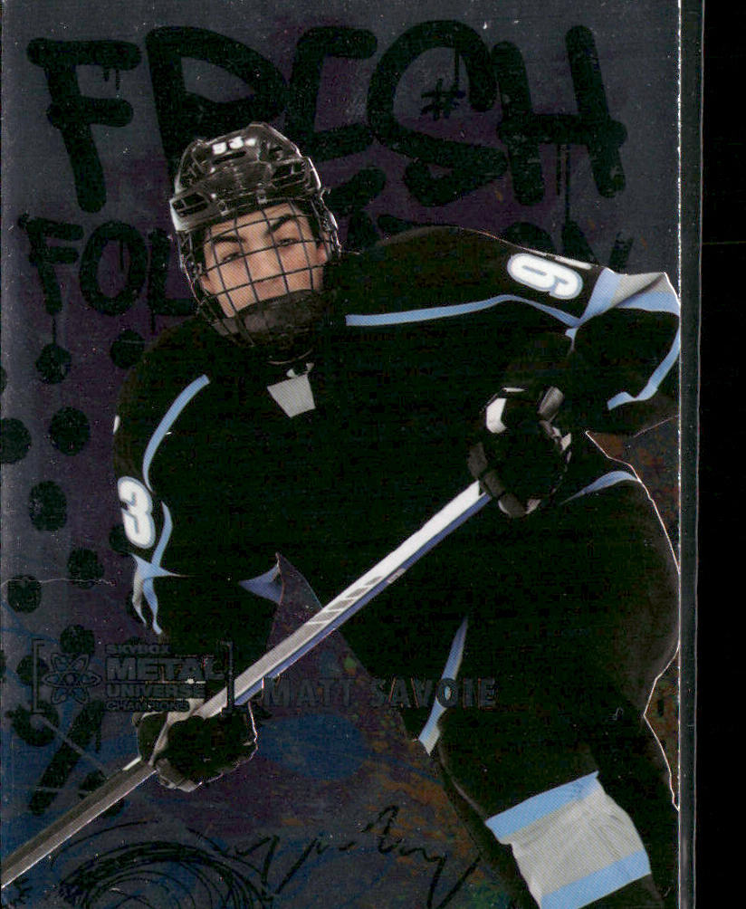 Matt Savoie 2021 SkyBox Metal Universe Champions Fresh Foundation #FF13
