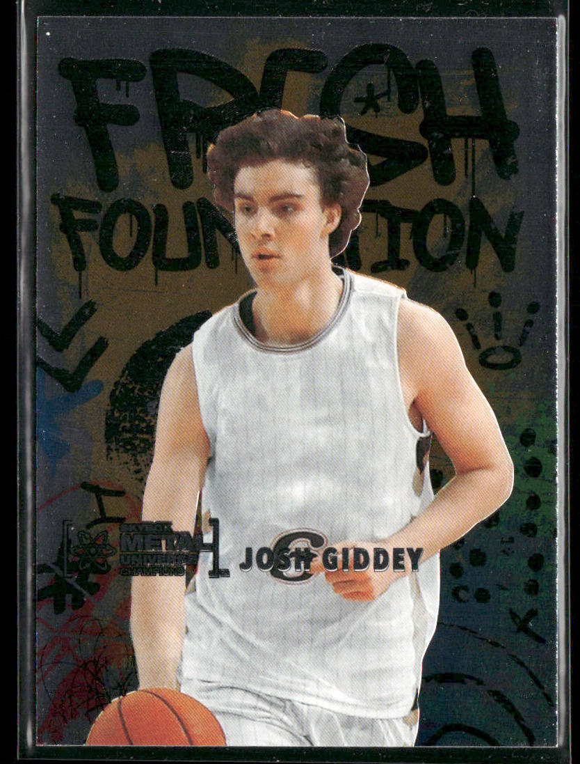 Josh Giddey 2021 SkyBox Metal Universe Champions Fresh Foundation #FF38