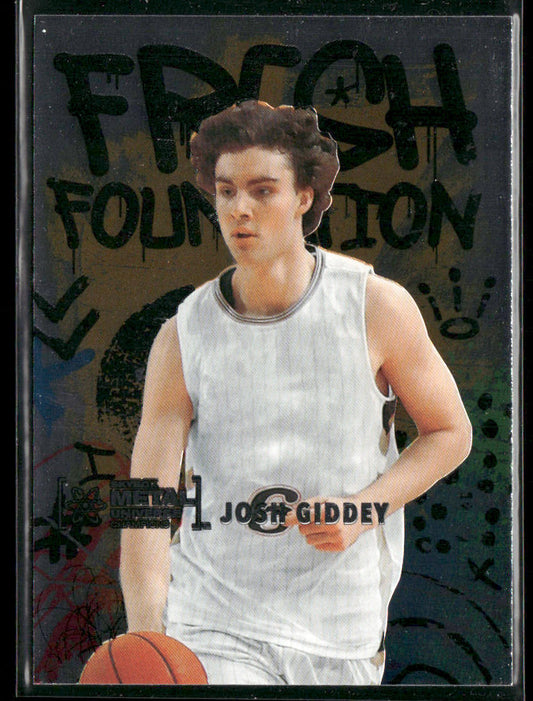 Josh Giddey 2021 SkyBox Metal Universe Champions Fresh Foundation #FF38