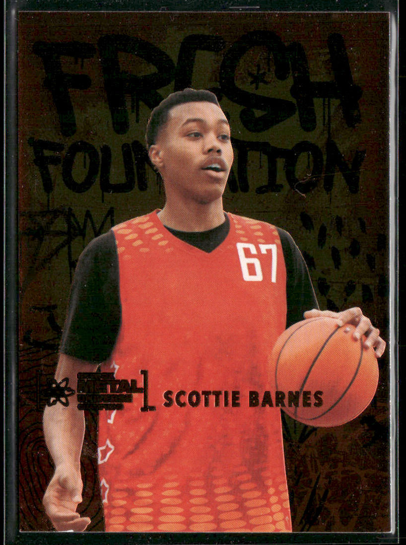 Scottie Barnes 2021 SkyBox Metal Universe Champions Fresh Foundation #FF2