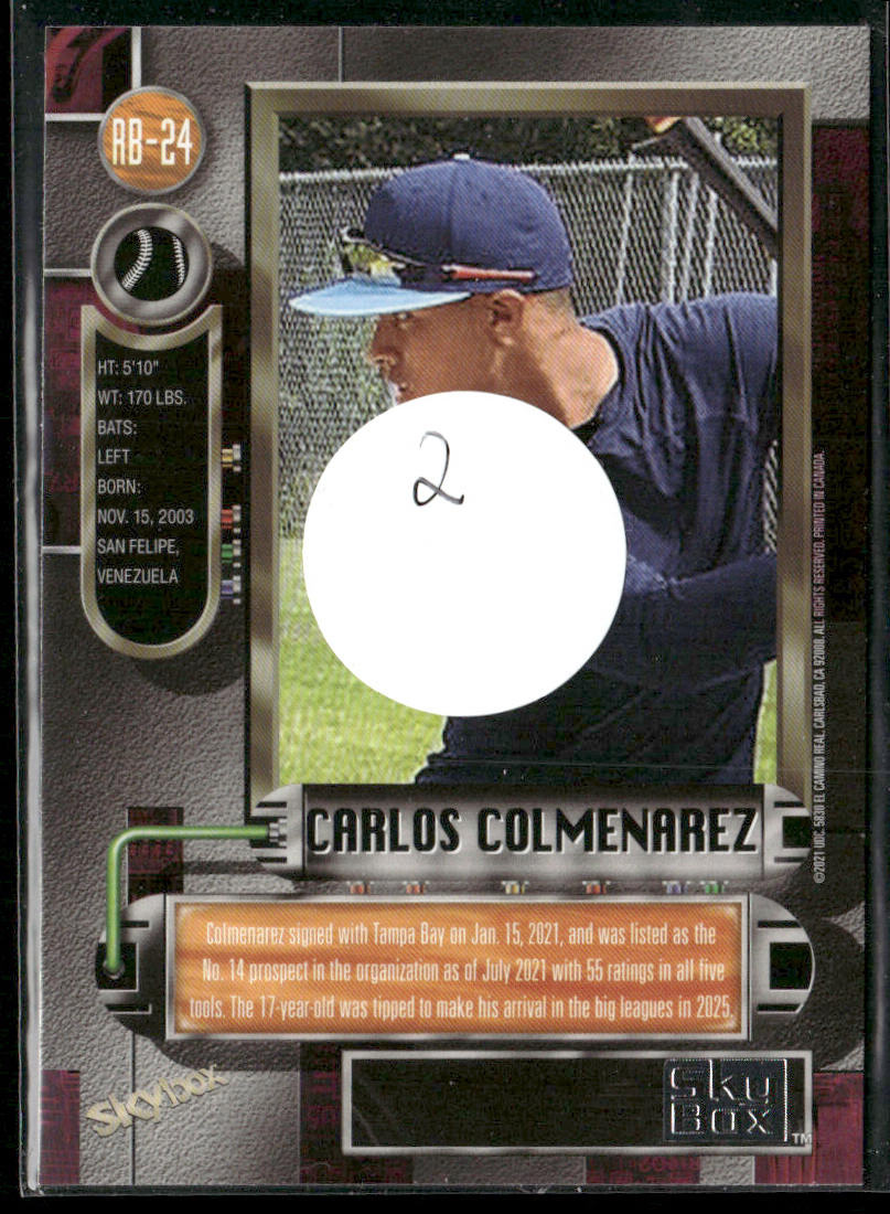 Carlos Colmenarez 2021 SkyBox Metal Universe Champions 1997-98 Retro #RB-24