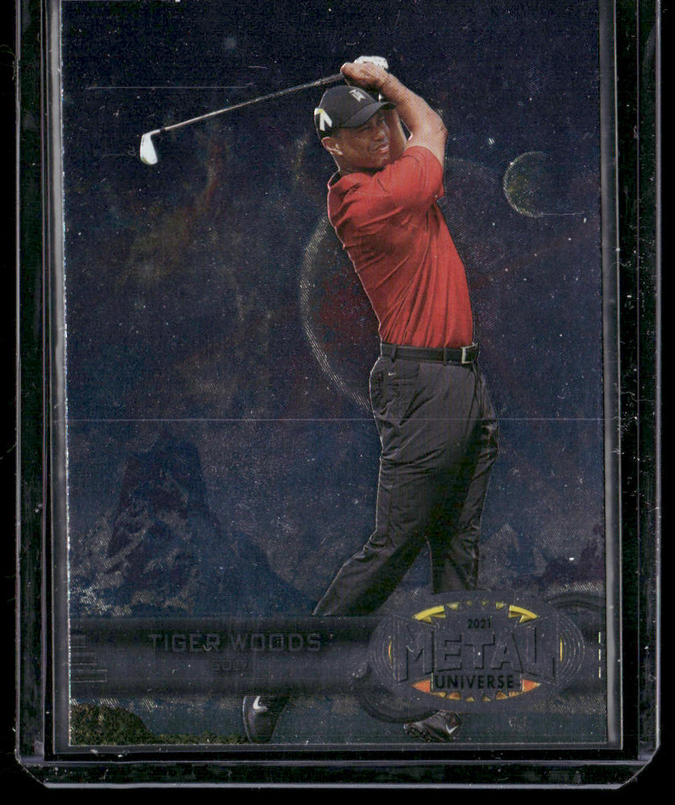 Tiger Woods 2021 SkyBox Metal Universe Champions 1997-98 Retro #RB-25