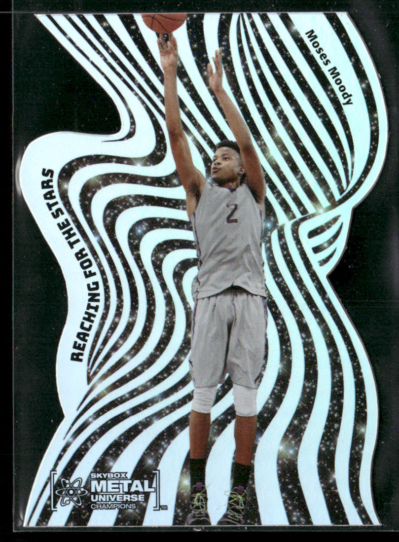 Moses Moody 2021 SkyBox Metal Universe Champions Reaching for the Stars #RFS-16