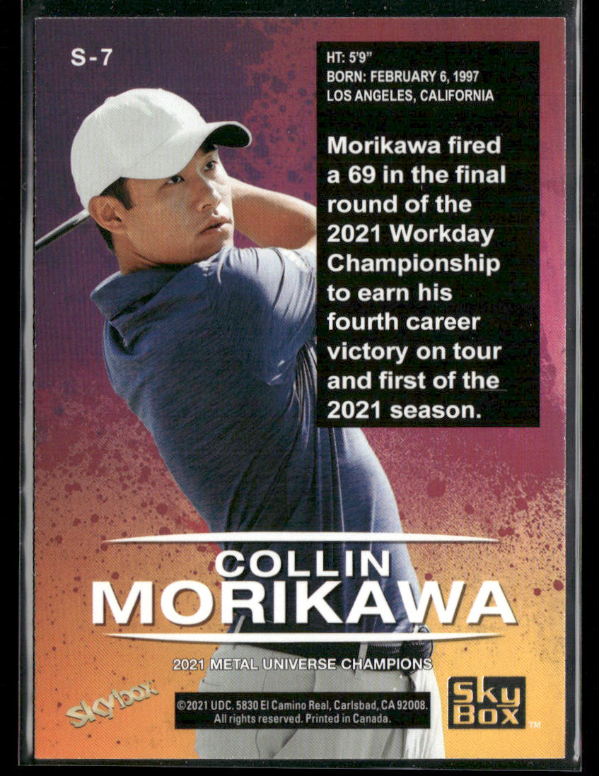 Collin Morikawa 2021 SkyBox Metal Universe Champions Skybox Premium #S-7