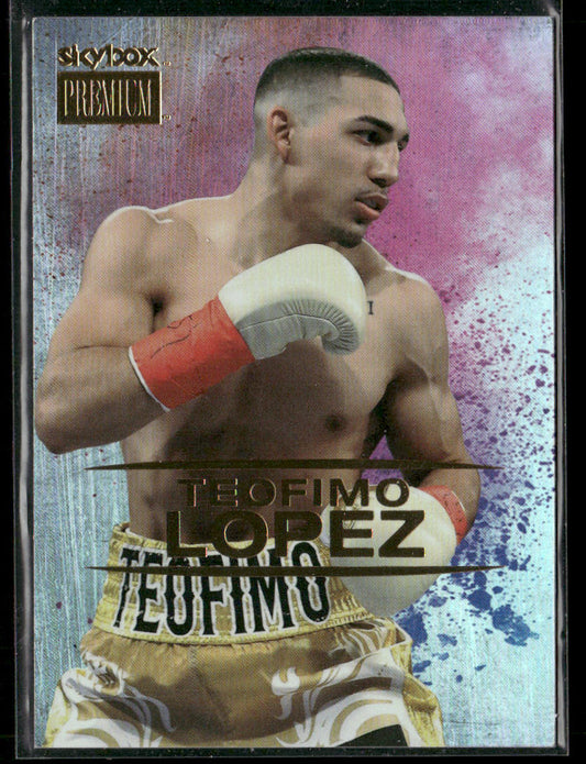 Teofimo Lopez 2021 SkyBox Metal Universe Champions Skybox Premium #S-23