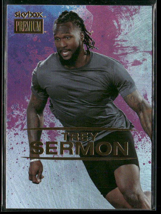 Trey Sermon 2021 SkyBox Metal Universe Champions Skybox Premium #S-49