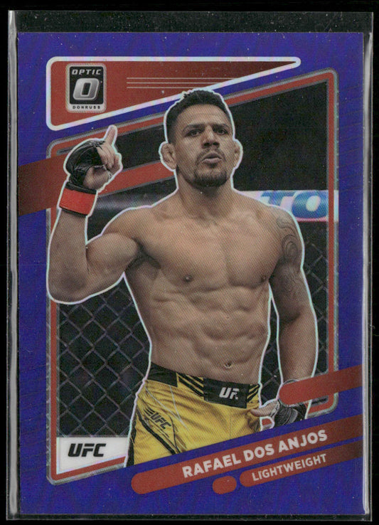 Rafael Dos Anjos 2022 Donruss Optic UFC Purple #43