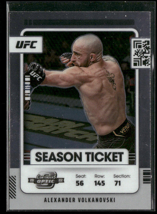 Alexander Volkanovski 2022 Panini Chronicles UFC #357