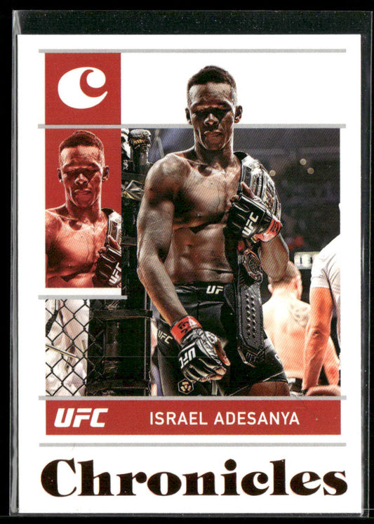 Israel Adesanya 2022 Panini Chronicles UFC #15