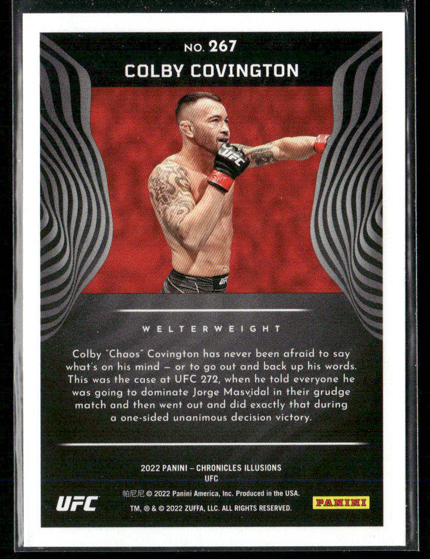 Colby Covington 2022 Panini Chronicles UFC #267