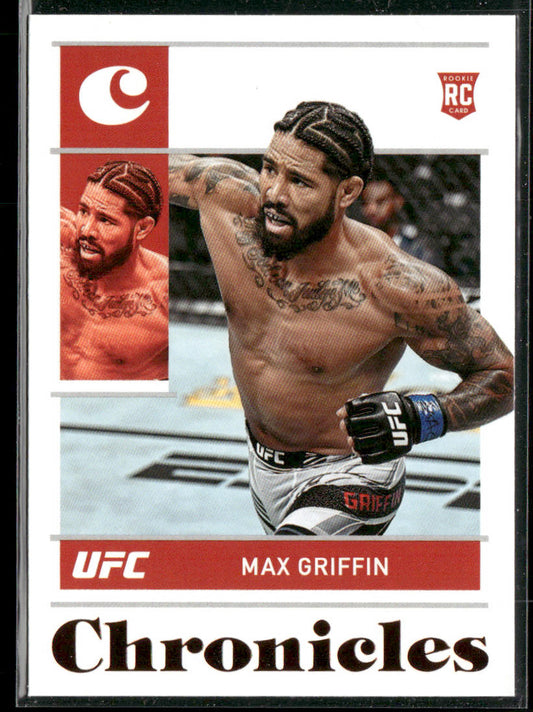 Max Griffin 2022 Panini Chronicles UFC #99 RC