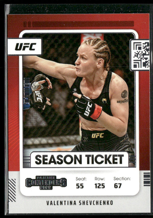 Valentina Shevchenko 2022 Panini Chronicles UFC #109