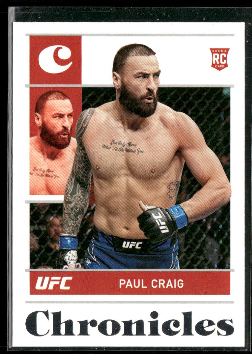 Paul Craig 2022 Panini Chronicles UFC #96 RC