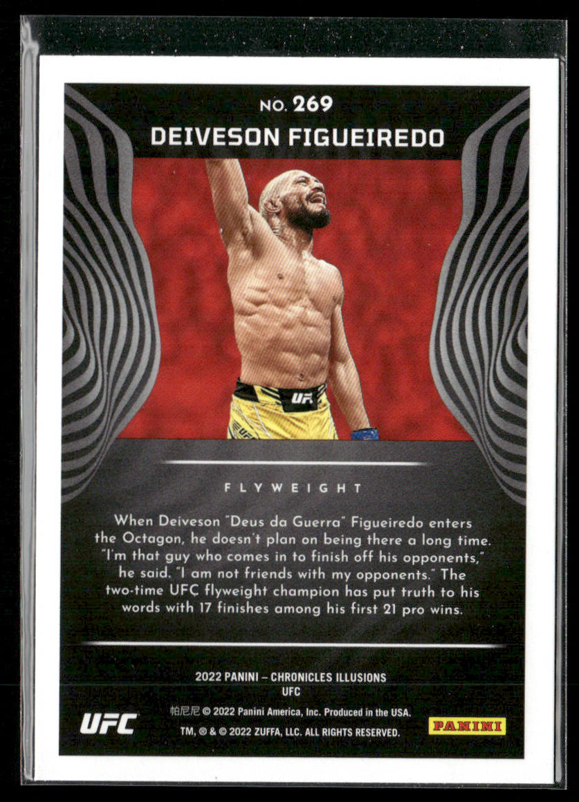 Deiveson Figueiredo 2022 Panini Chronicles UFC #269