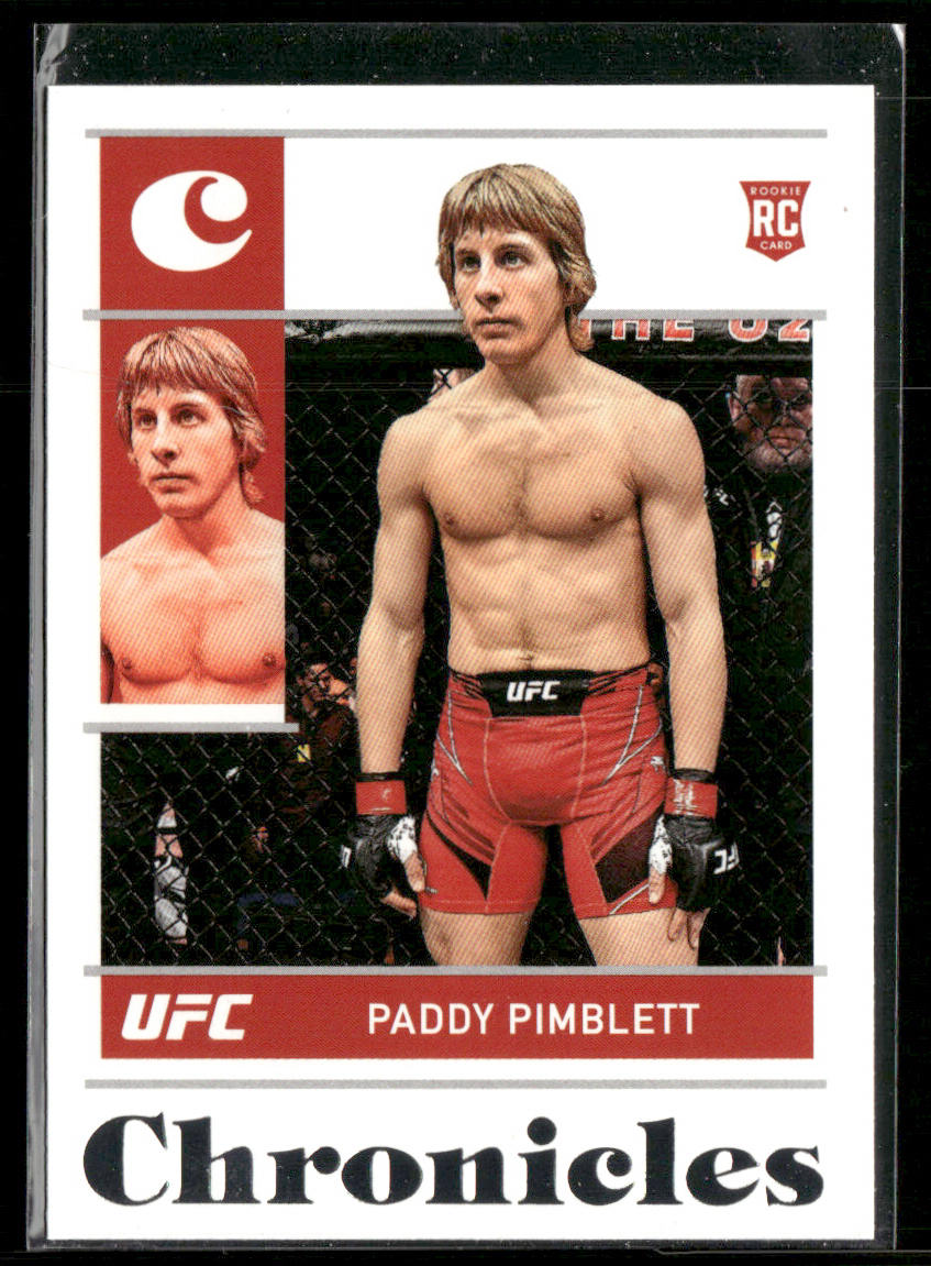 Paddy Pimblett 2022 Panini Chronicles UFC #100 RC