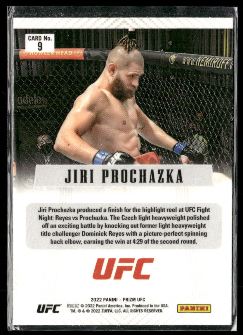 Jiri Prochazka 2022 Panini Prizm UFC Prizm Flashback #9