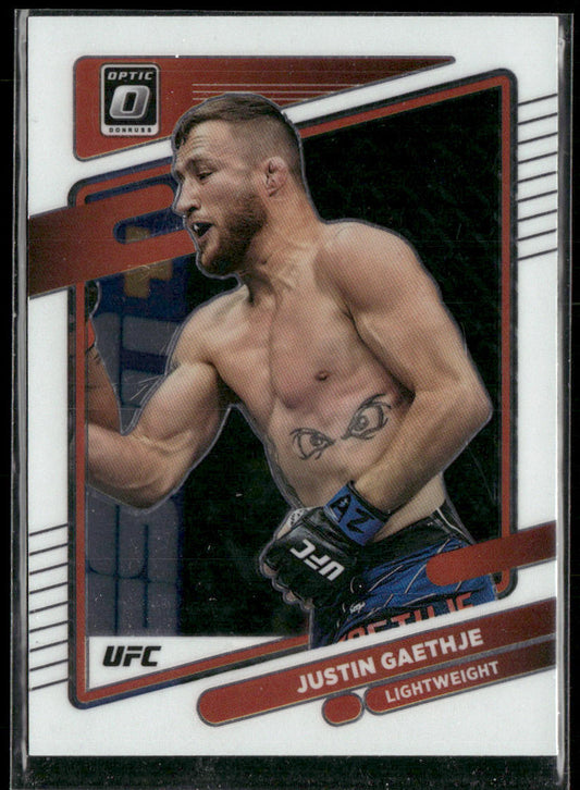 Justin Gaethje 2022 Donruss Optic UFC #98